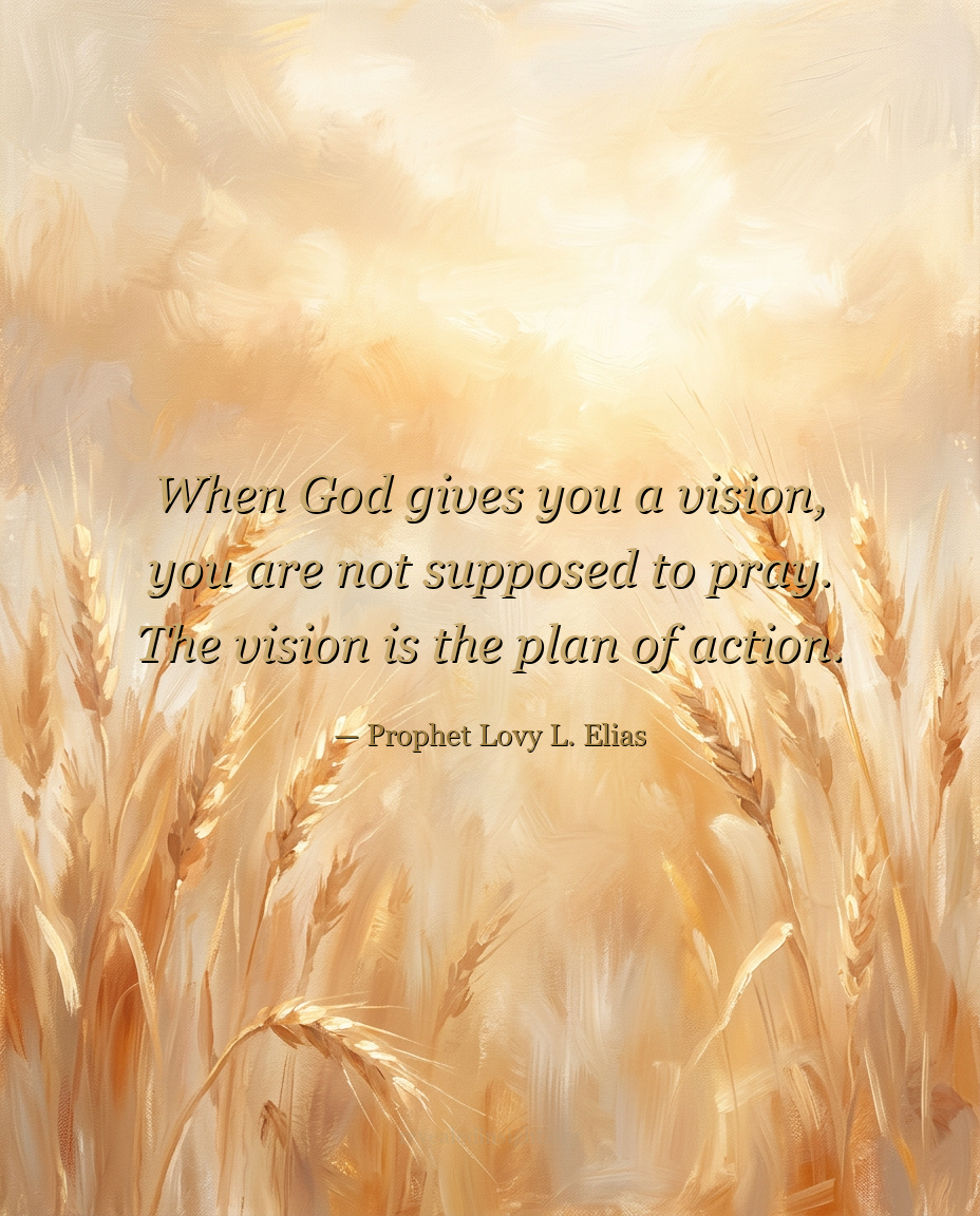 Vision and Prayer