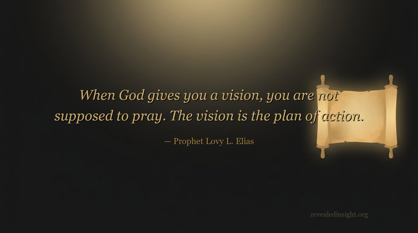 Vision and Prayer wallpaper